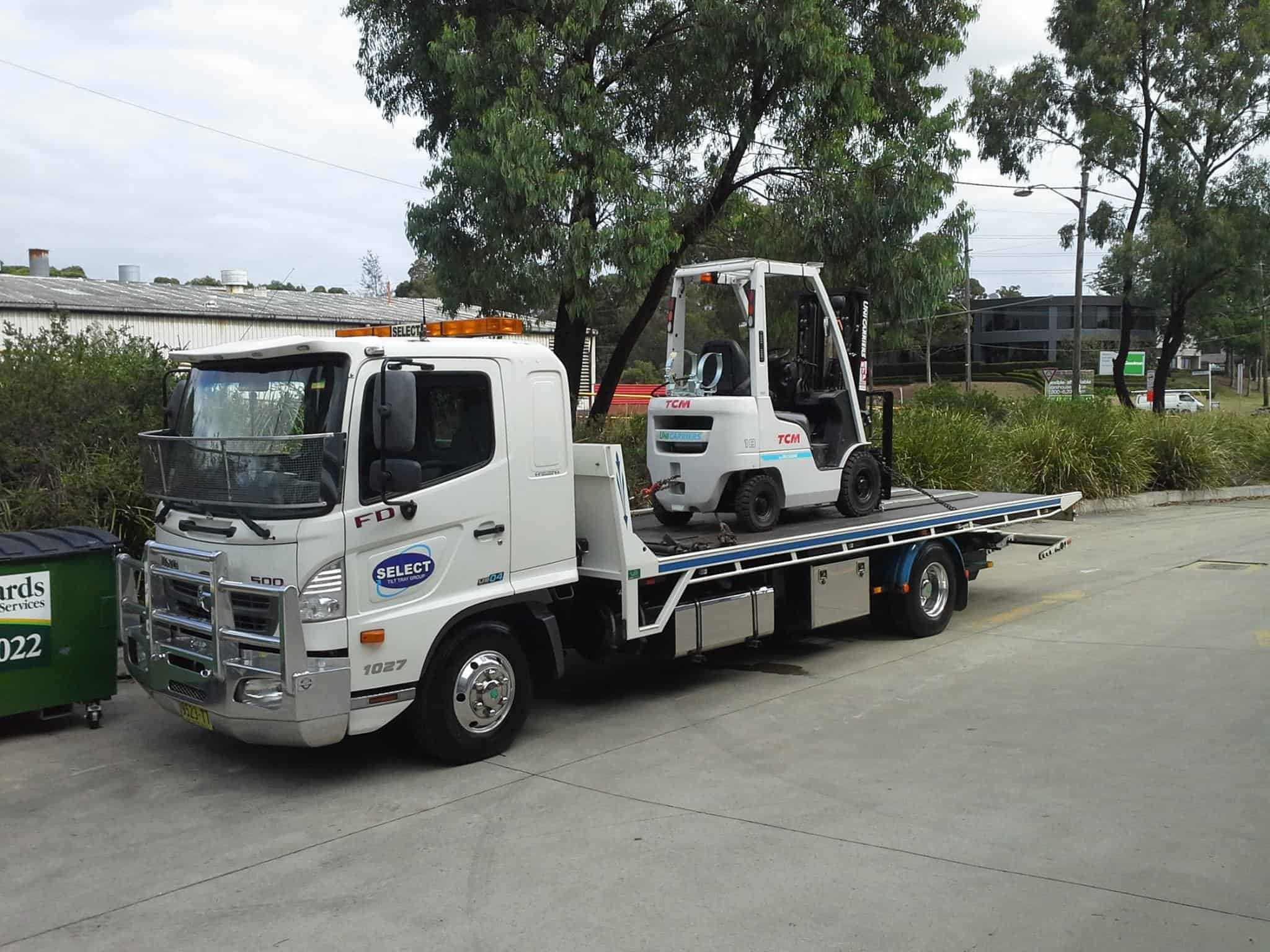 Forklift Transport Across Sydney Select Tilt Tray Group