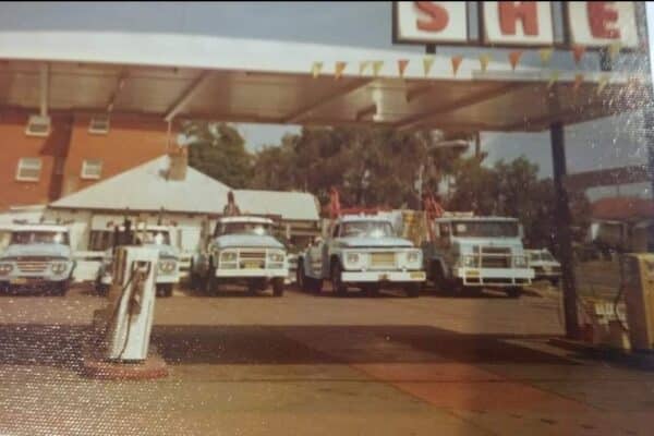 Our first fleet of tow trucks