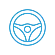 Steering wheel icon