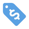 Icon of a price tag