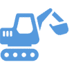 Heavy machinery icon
