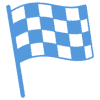 Icon of a checkered flag