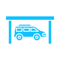 Car parked icon