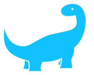Dinosaur icon representing a load of about 8 tonnes