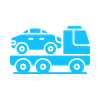 Car towing icon