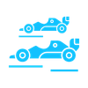 Circuit cars icon