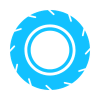 Car tyre icon